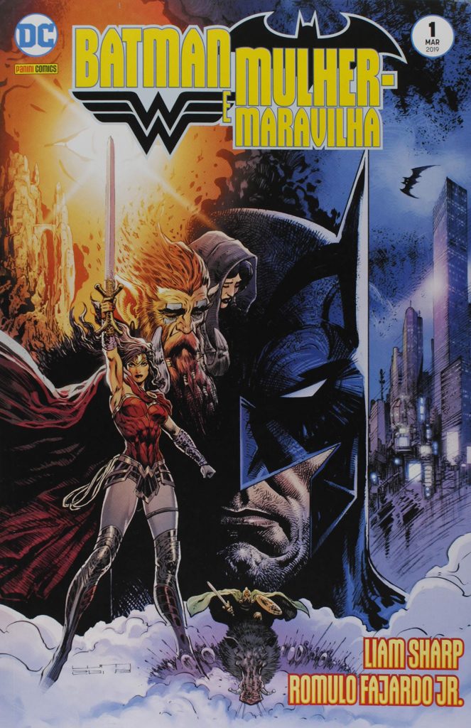 Capa da edição especial Batman e Mulher-Maravilha da Panini