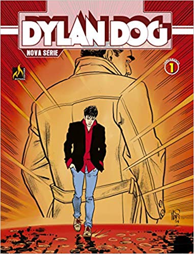 Capa do volume 1 A Despedida da edição brasileira de Dylan Dog nova série publicada pela Mythos 