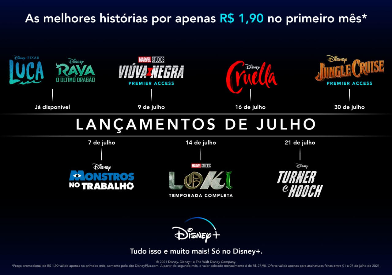 Disney+ promoção